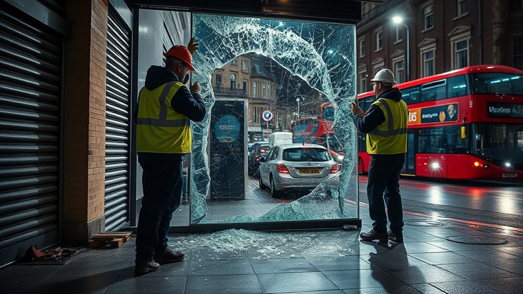 Emergency Shop Front Repair Enfield