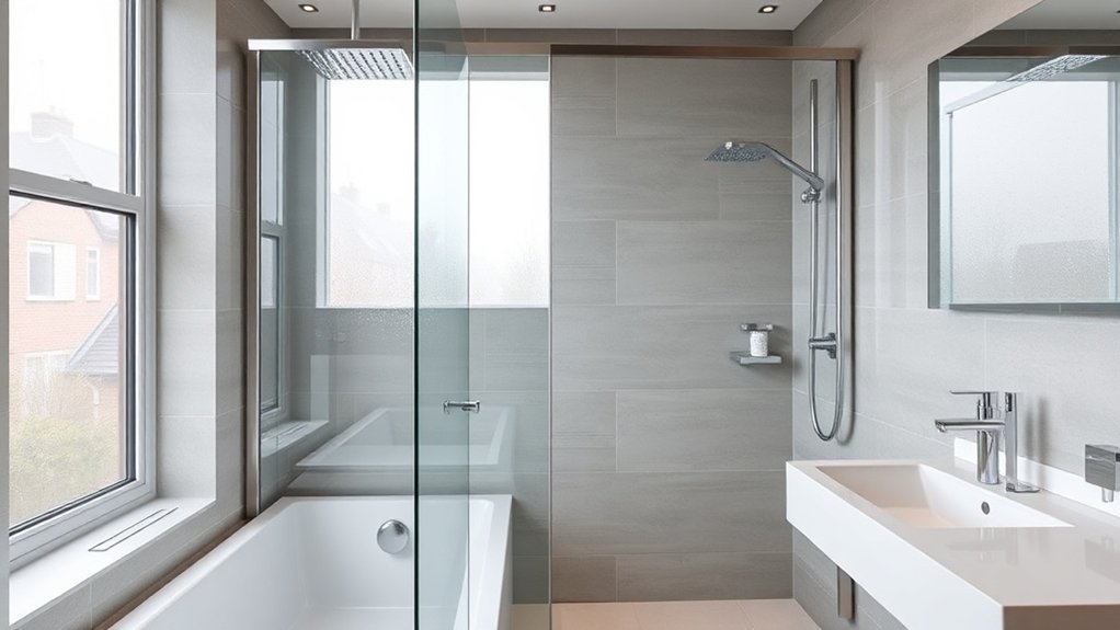 Semi-Frameless Shower Screens Enfield